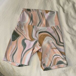 Beach riot marble swirl spandex